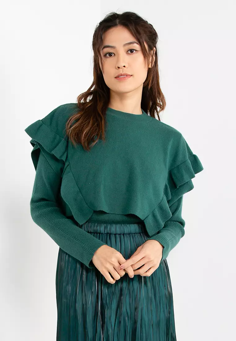 Frilled Pullover