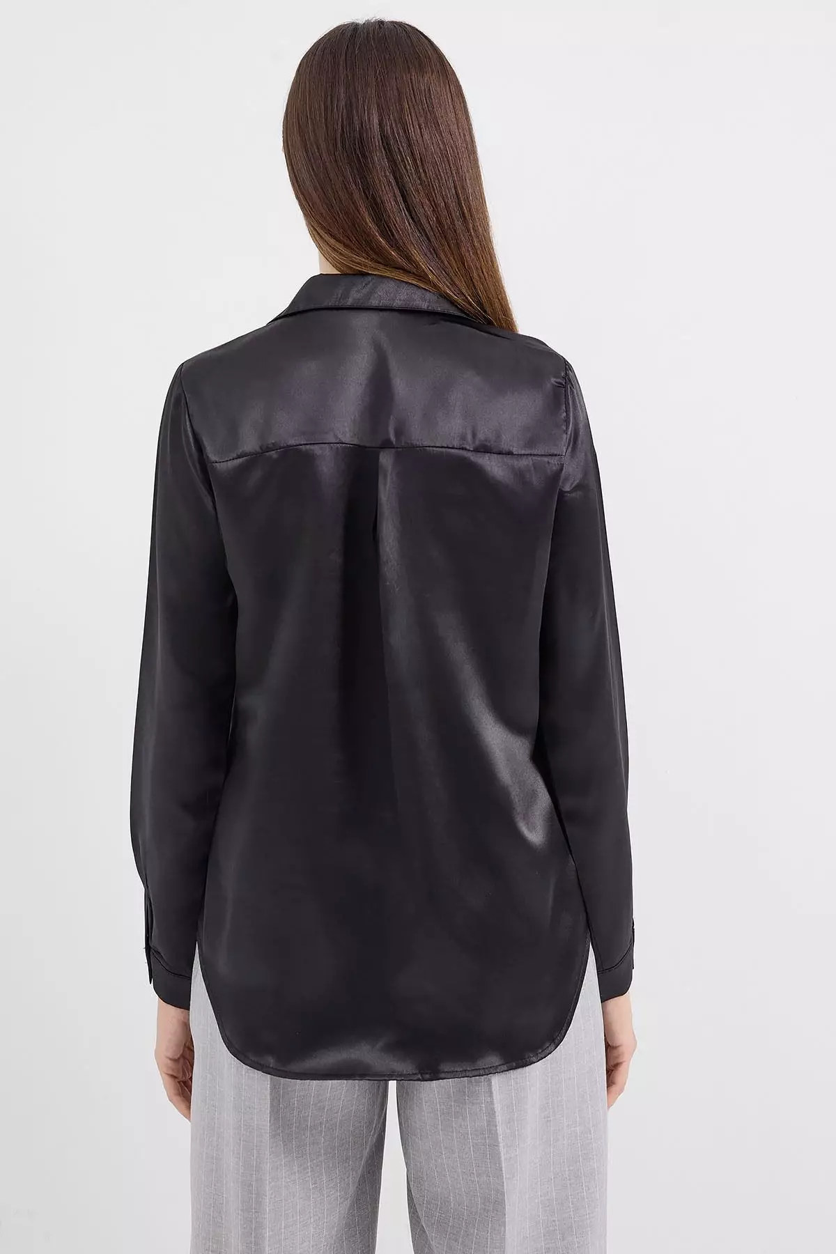 Long Sleeves Collared Shirt