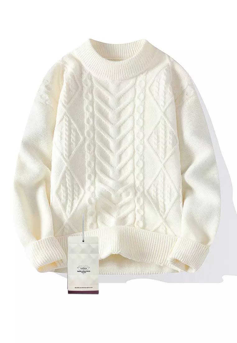 White color outlet sweater