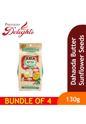 Prestigio Delights Dahaoda Butter Sunflower Seeds 130g Bundle of 4 E23A0ESD9ECBDDGS_1
