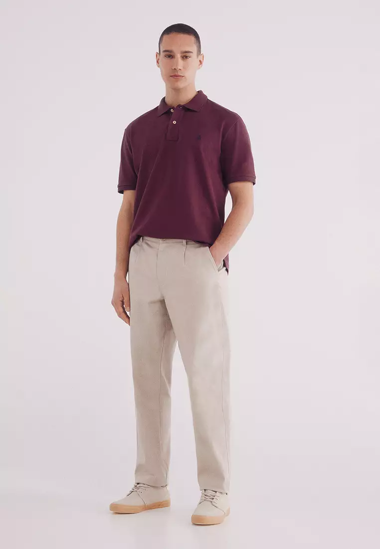Essential Regular Fit Piqué Polo Shirt