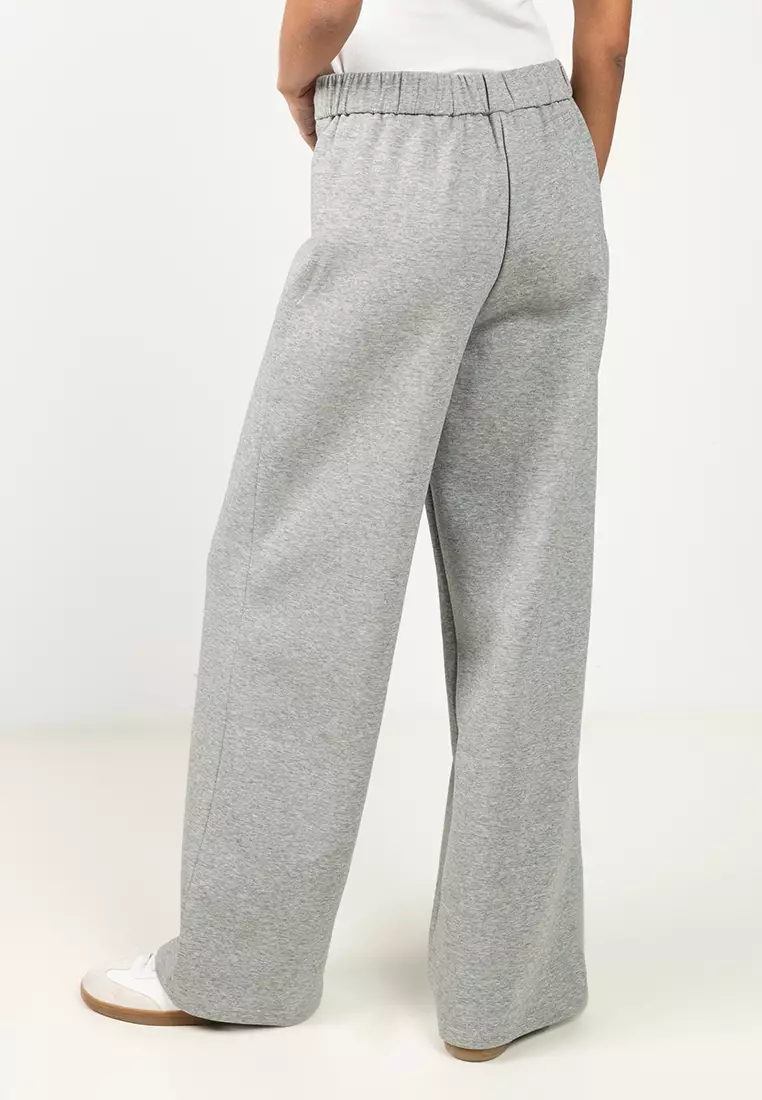 Straight-Fit Trousers With Elastic Waist