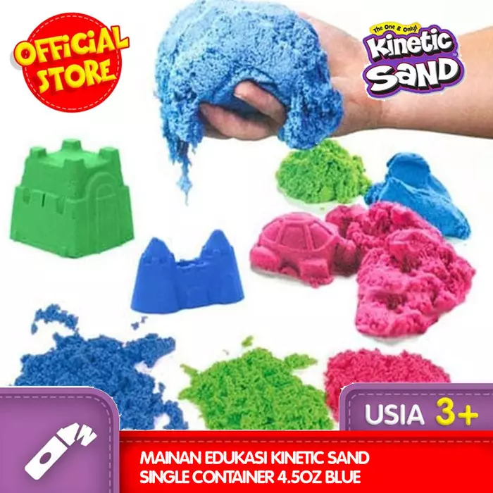 Kinetic Sand - Single Container - 4.5 oz - Blue 