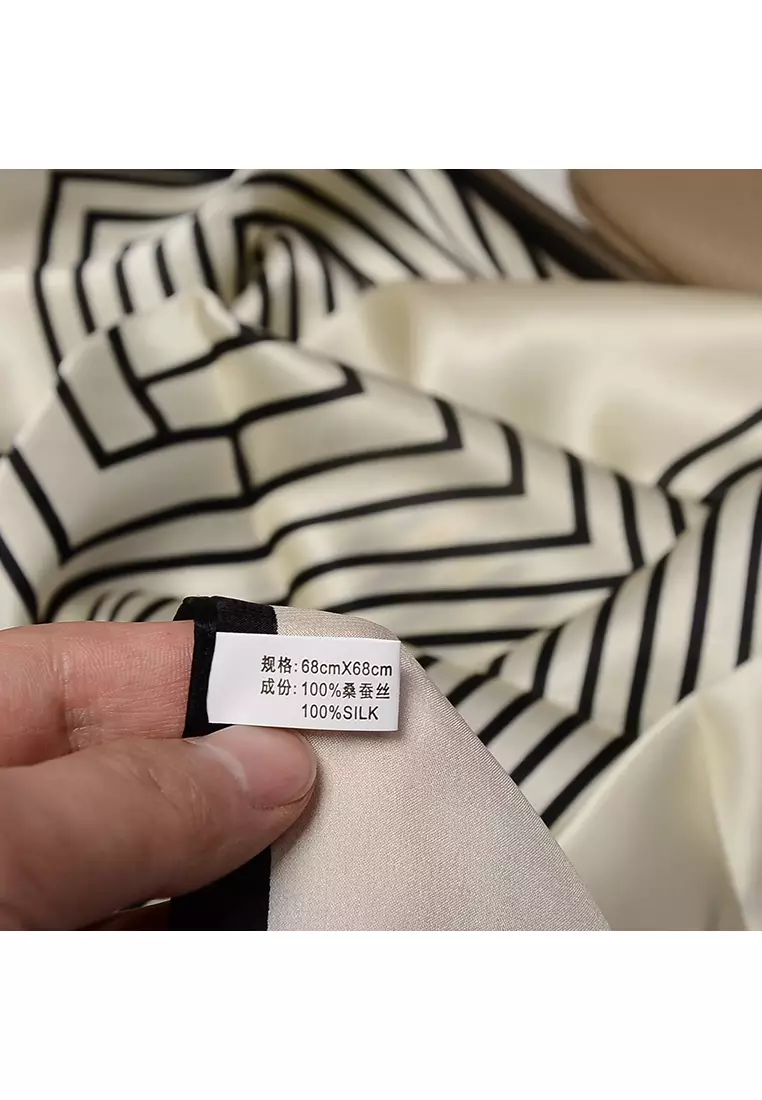 Buy SOEOES Premium Silk Square Scarves 2023 Online ZALORA Singapore
