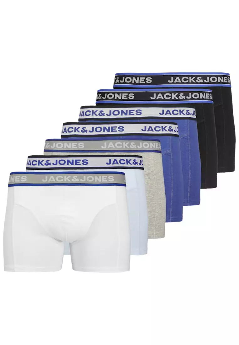 7 Boxer JACK & JONES - Cotone Elastan, Vita Media, Confortevoli - Foto 9
