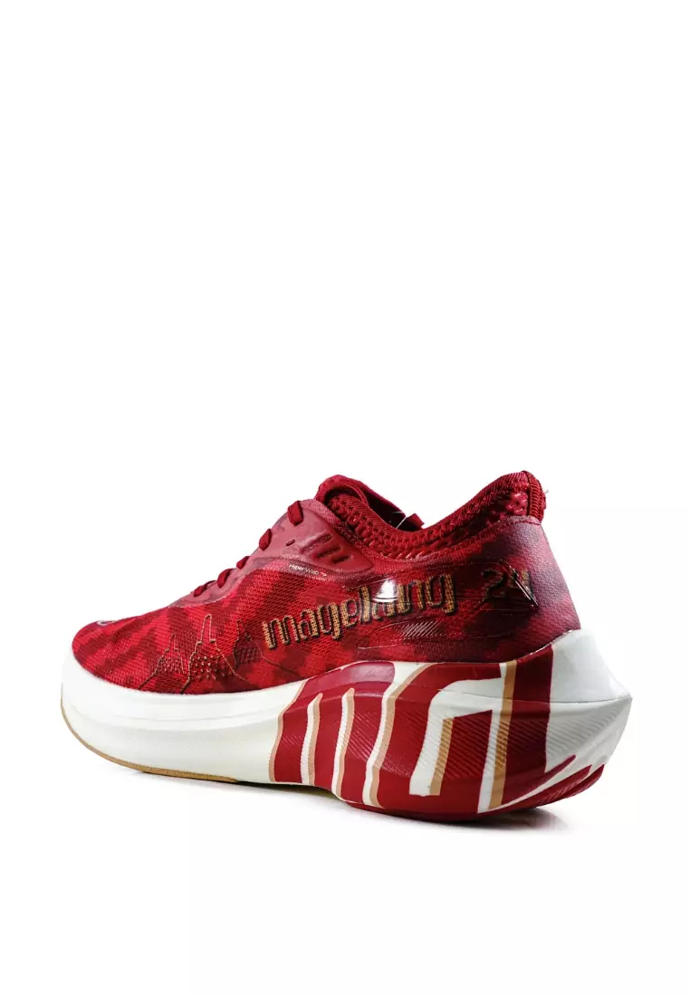 910nineten Haze Veloce SE Magelang  sepatu lari - Merah/Putih