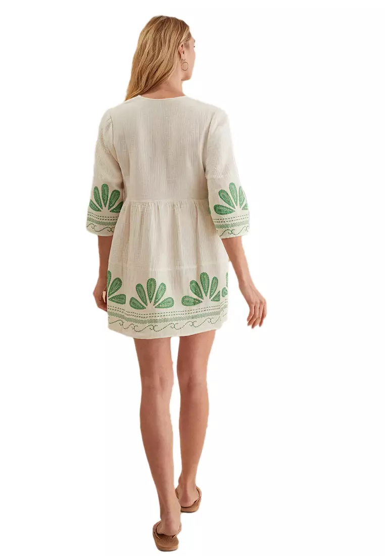Buy women'secret White tunic dress 2024 Online