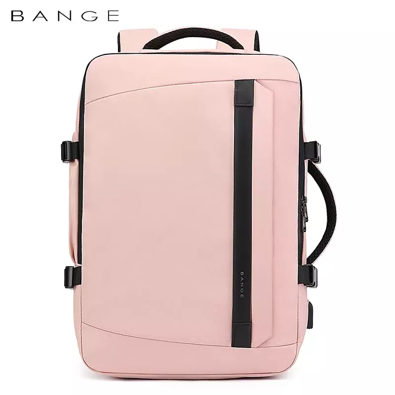 Bange BG2892 Tas Ransel pria Laptop Kerja Backpack 15.6 Inch- Pink