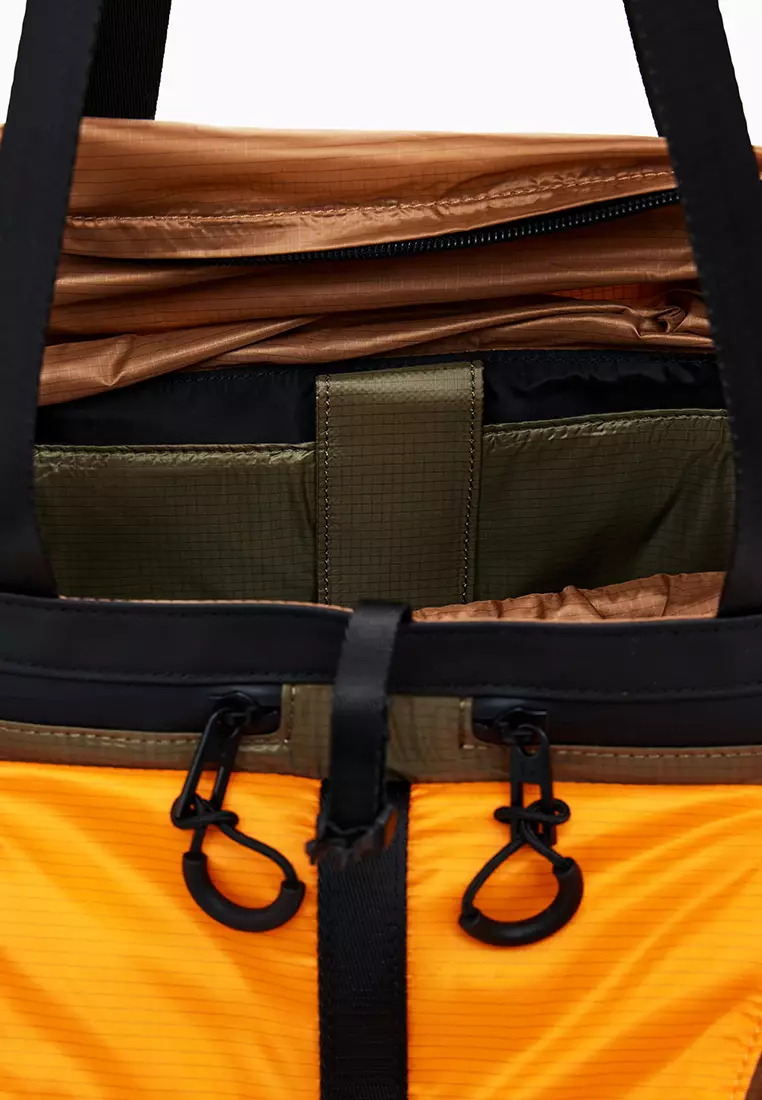 Large nylon tote backpack