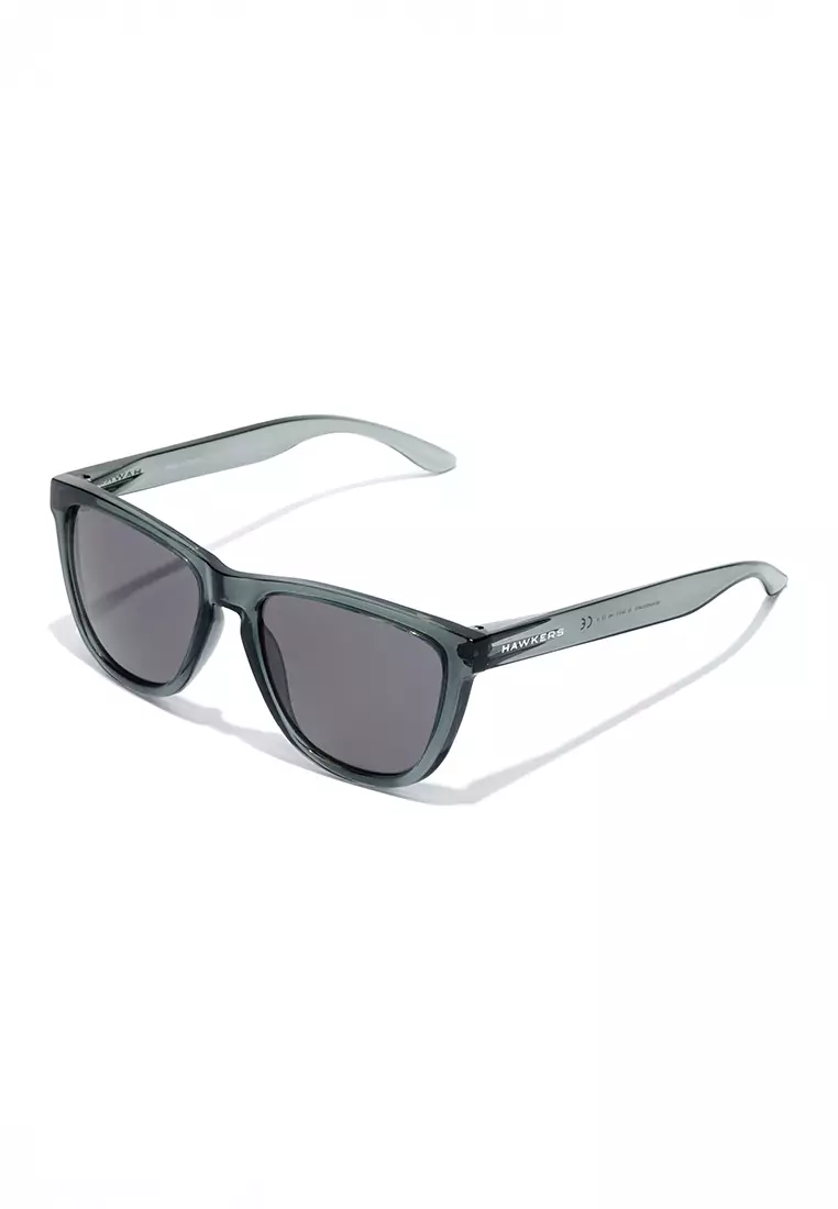 Buy Hawkers One Raw Black Transparent Dark Sunglasses for Men