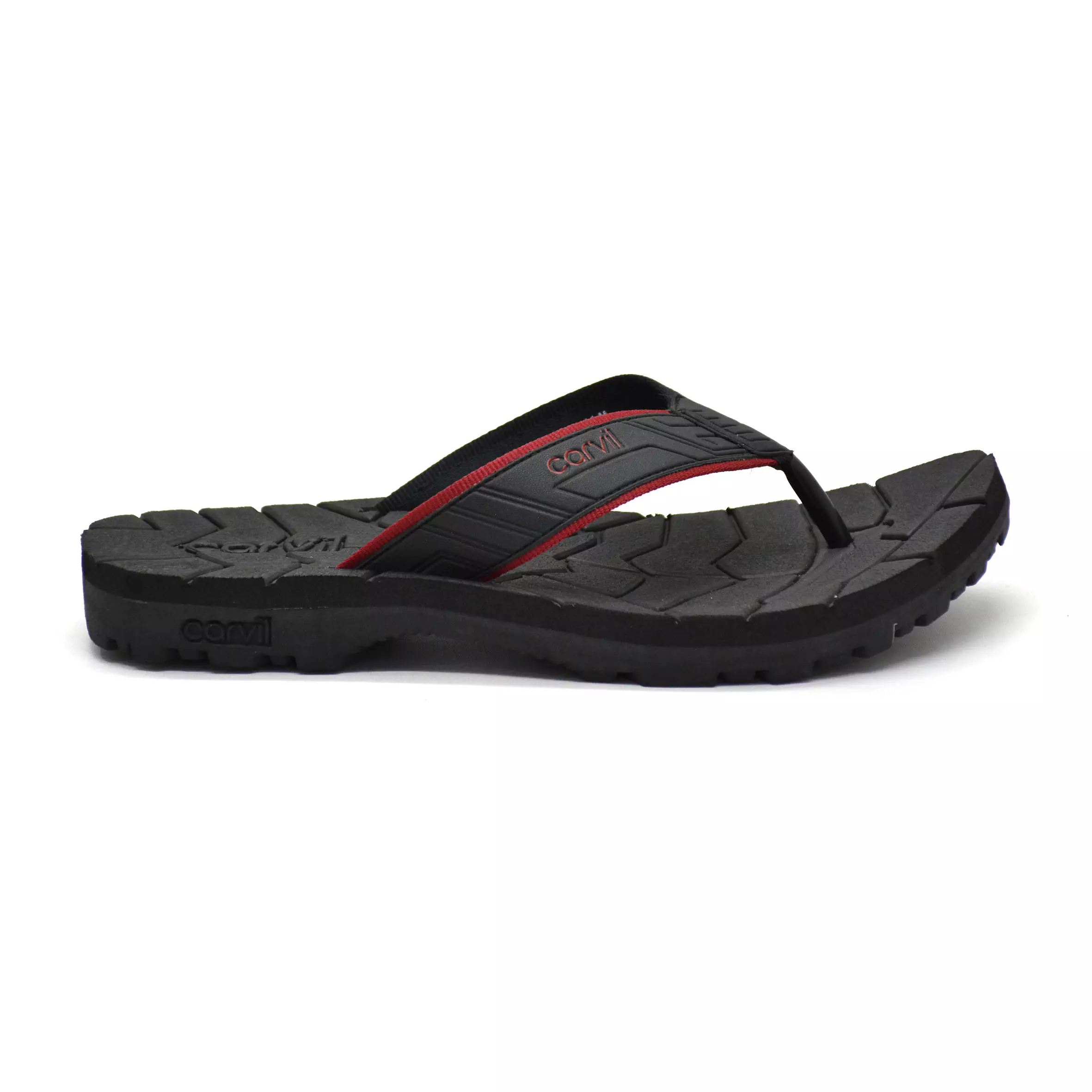 Carvil Sandal Pria Sydney-Me Black/Red
