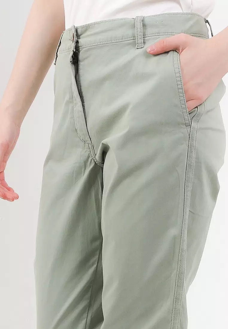 Cotton Rich Tea Dyed Slim Fit Chinos