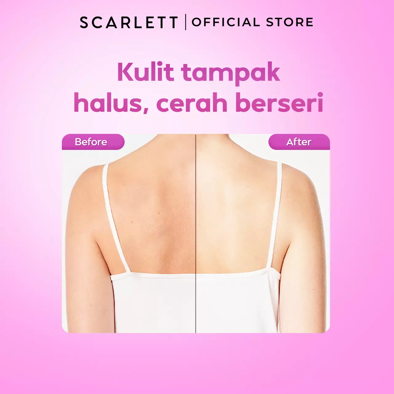 Scarlett Fragrance Brightening Shower Gel Pomegrante | Body Wash | Sabun Mandi Cair