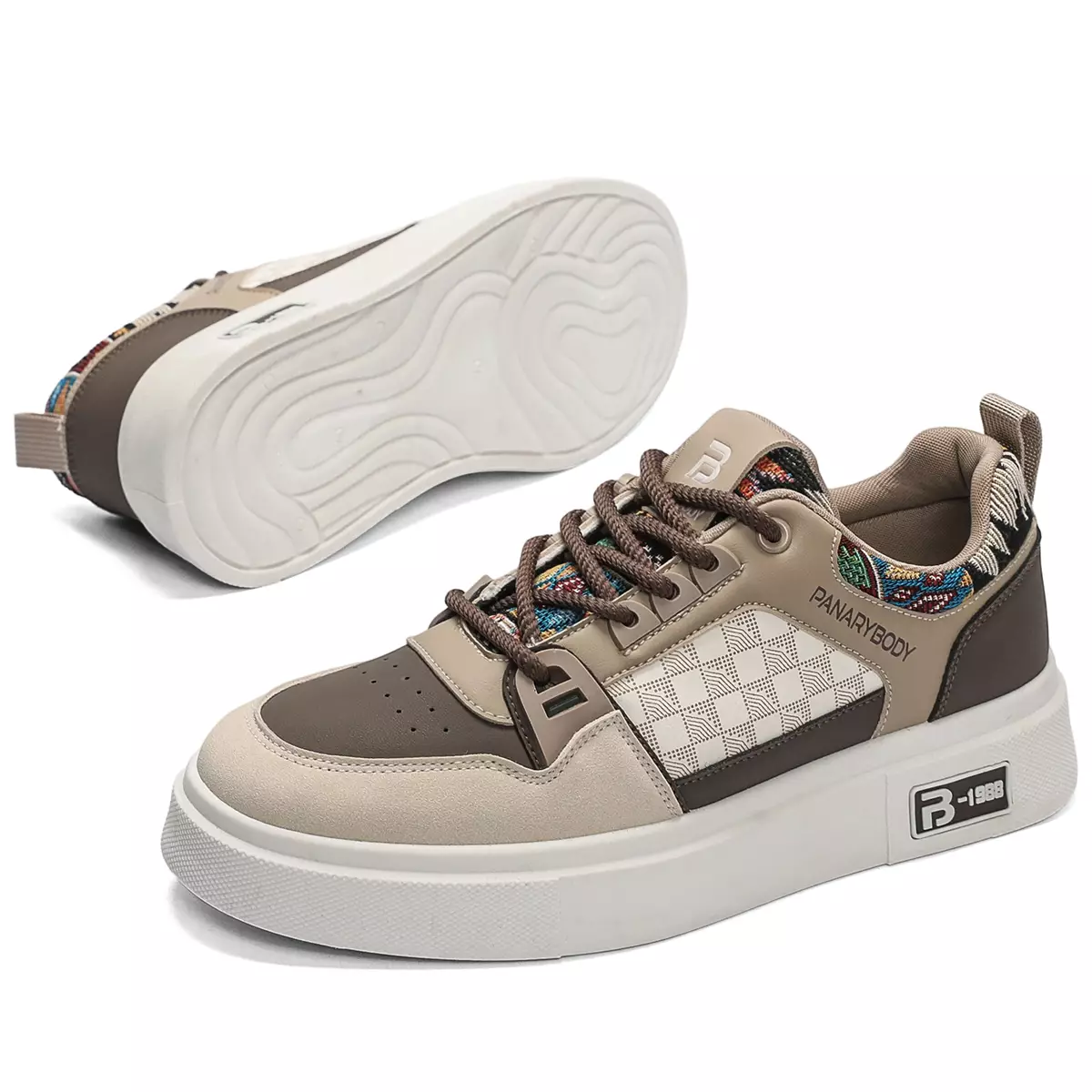 Sepatu Sneakers Pria Bertali Kasual Kuliahan Sepatu Cowok Style QN591