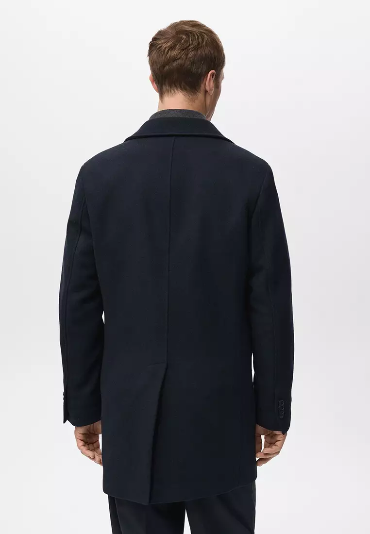 Lightweight Recycled Wool Coat