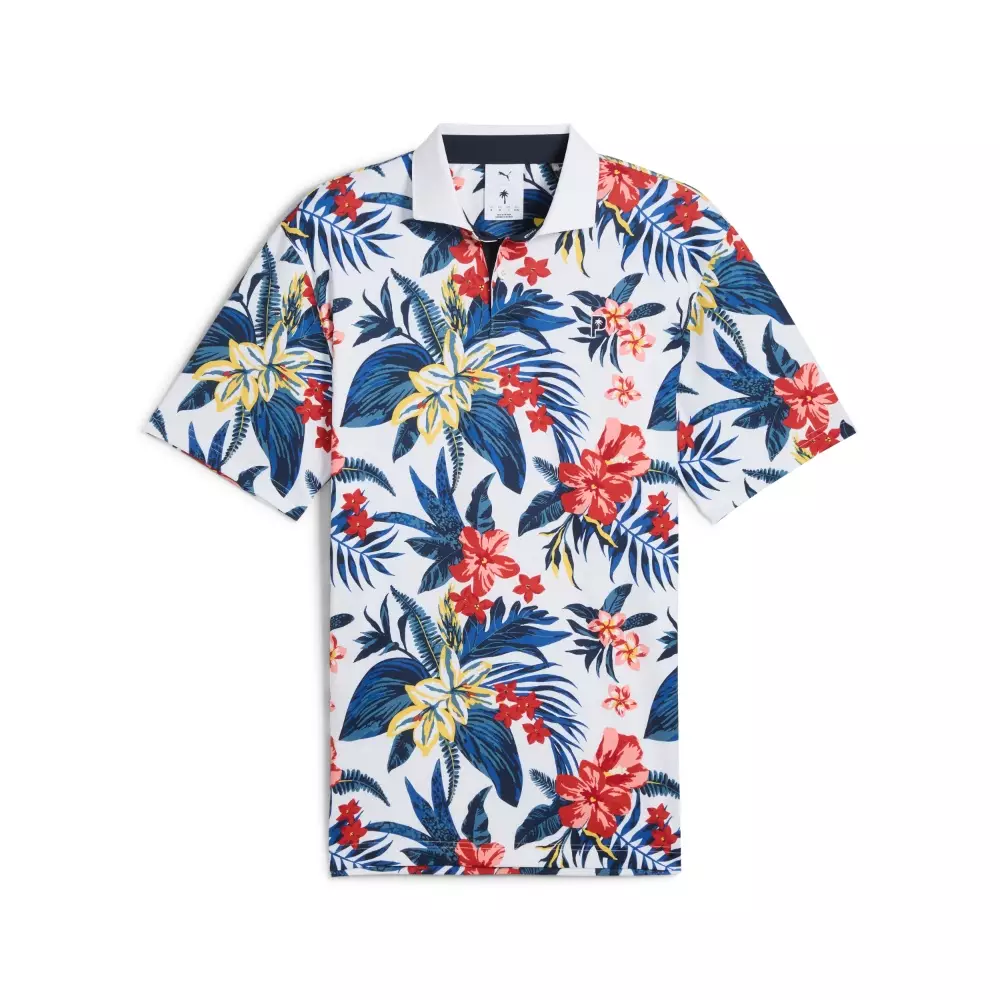 PUMA Men's PUMA x PALM TREE CREW Floral Polo Shirt
