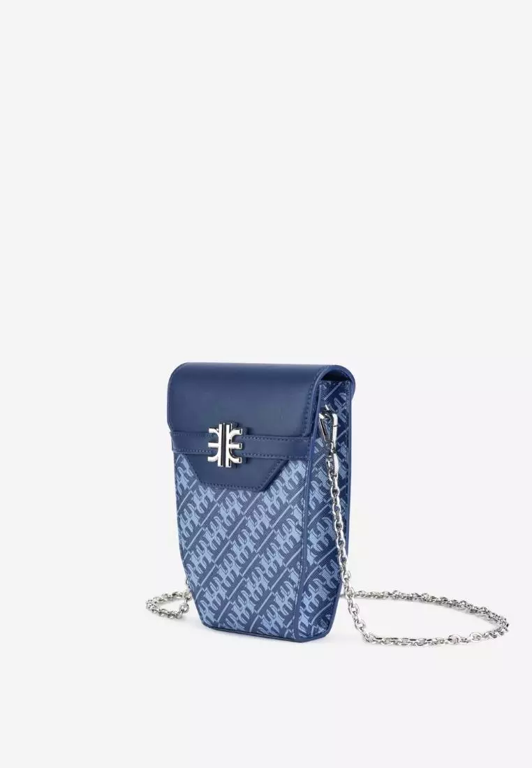 JW Pei Fei Chain Phone Case Navy