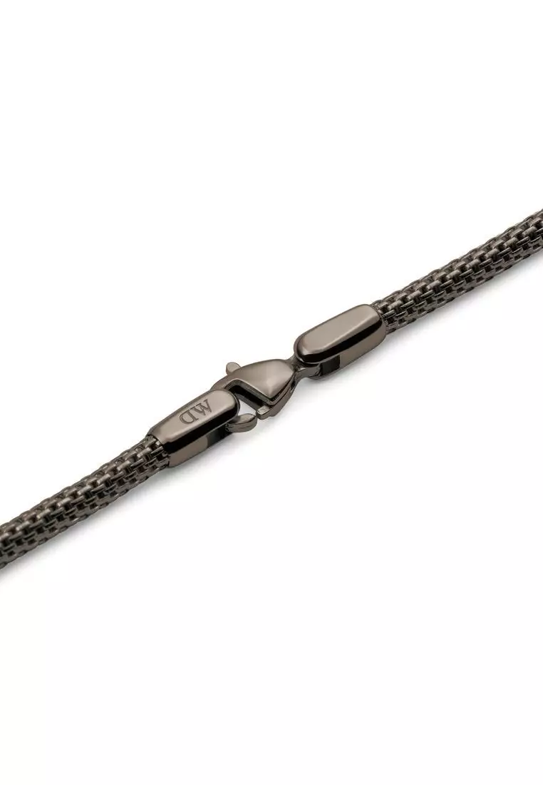Tide Mesh Necklace Graphite 2.8 - Unisex Necklace for women and men stainless steel Necklace DW Official Authentic Original 項鍊 不鏽鋼項鍊 DW 官方正品原裝