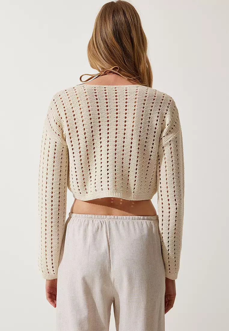Tie Crop Cardigan