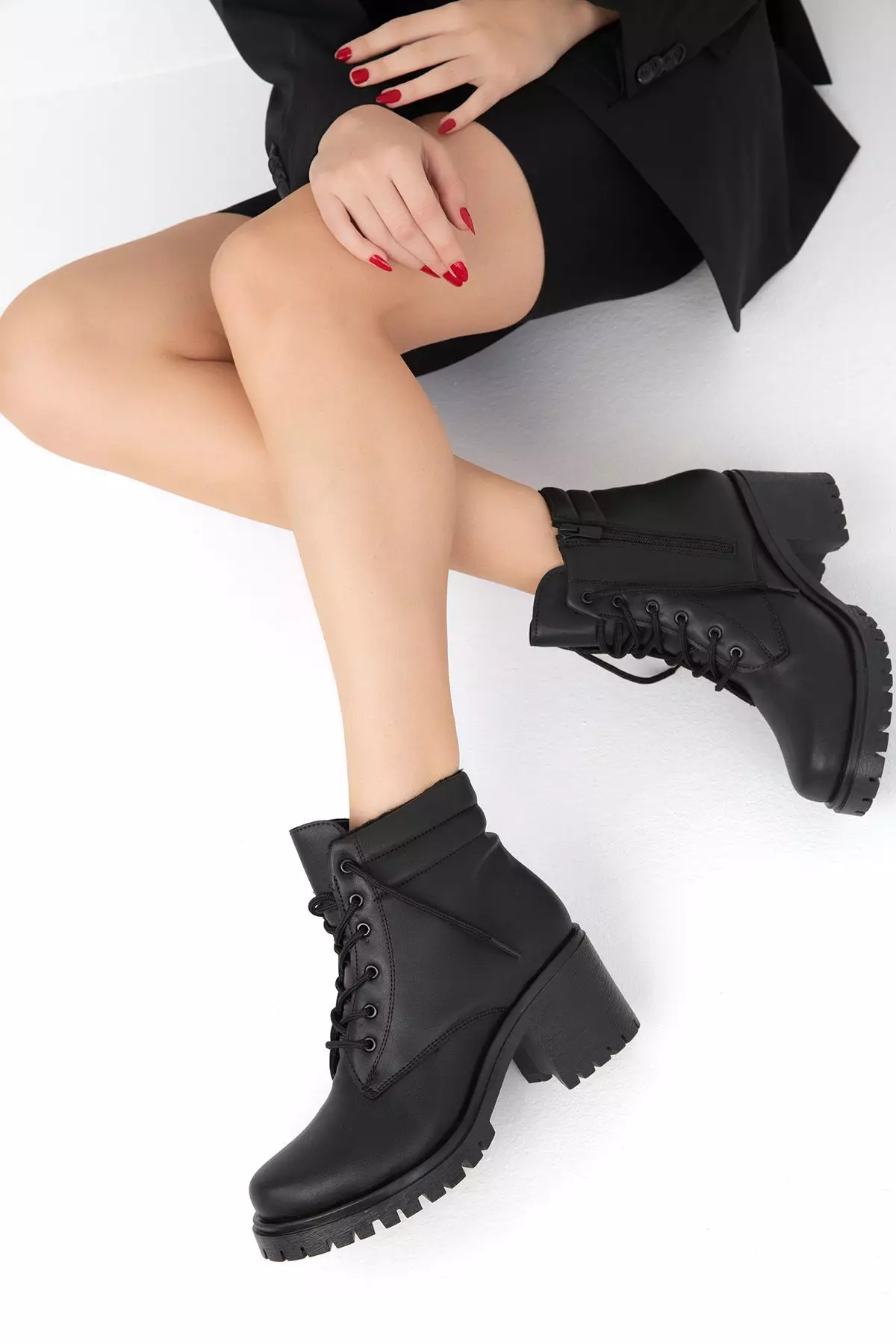 Discount on Soho  shoes - SKU: Chunk Heeled Combat Boots
