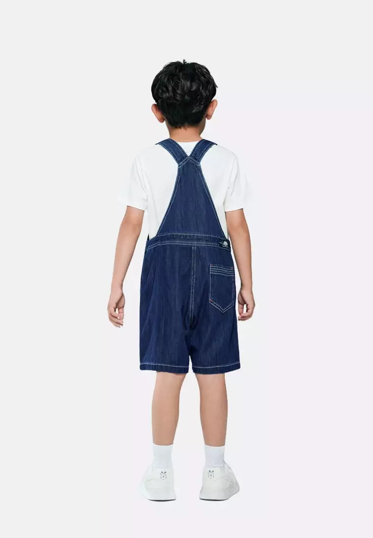 Giordano Junior Super Mario Bros Collection Denim Overalls