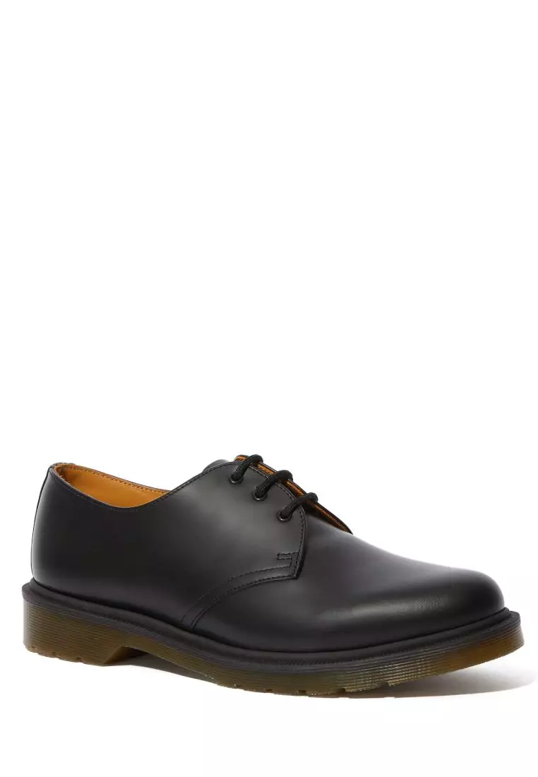 1461 PLAIN WELT SMOOTH LEATHER SHOES - BLACK