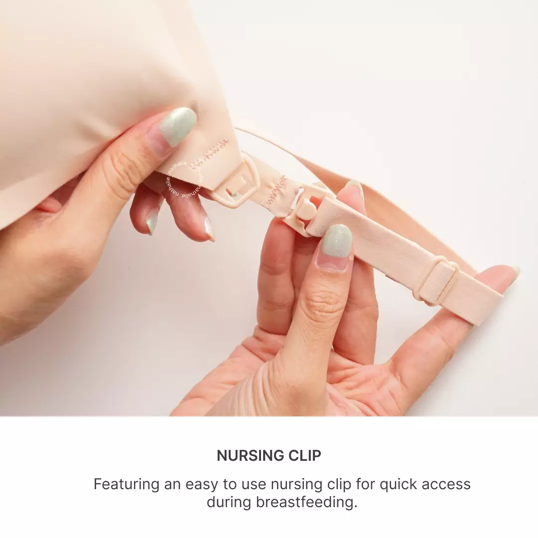 Nathalie Maternity Classic Bra 1 pcs NTBM 3457 - Charcoal Black