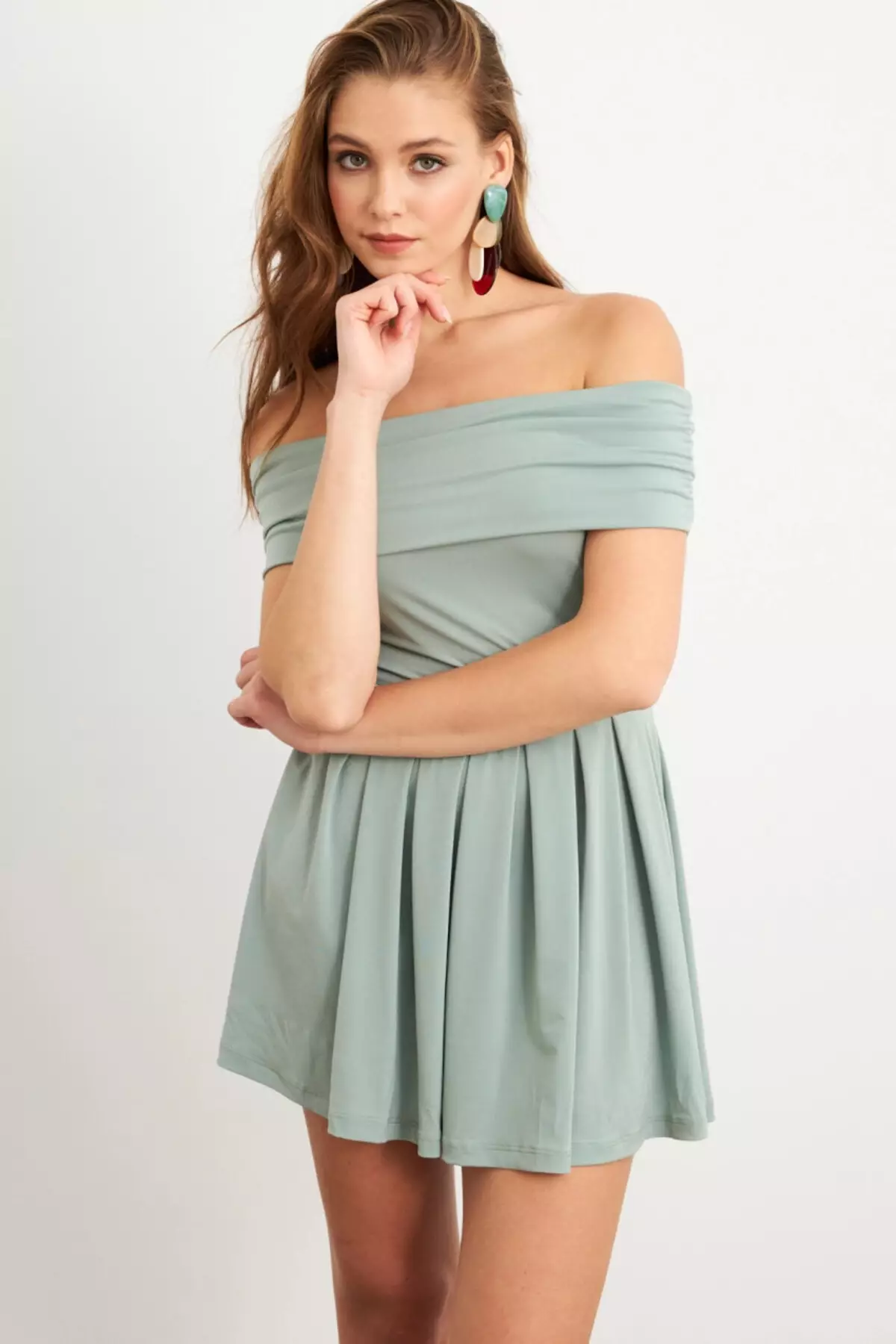 Madonna Collar Mini Dress