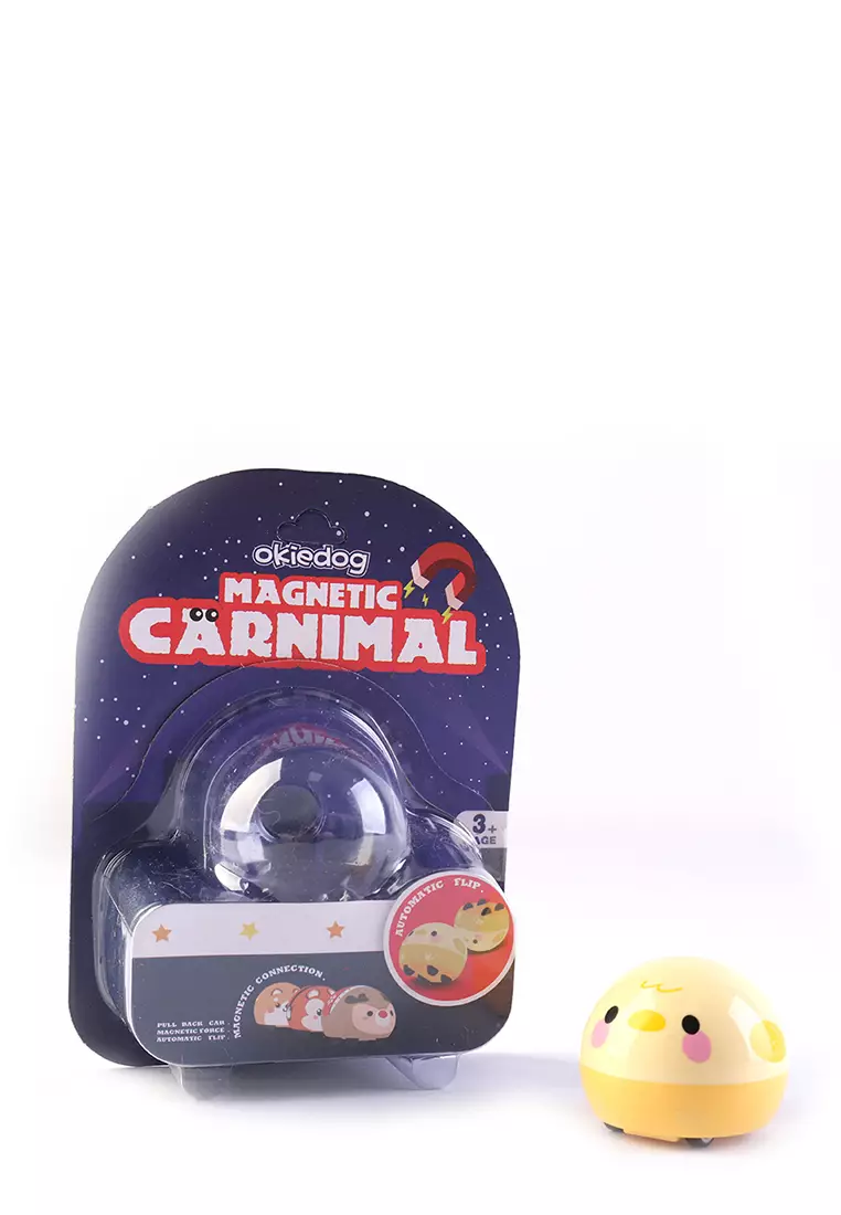 Okiedog Magnetic Carnimal Chicken - Mobil mainan magnet anak
