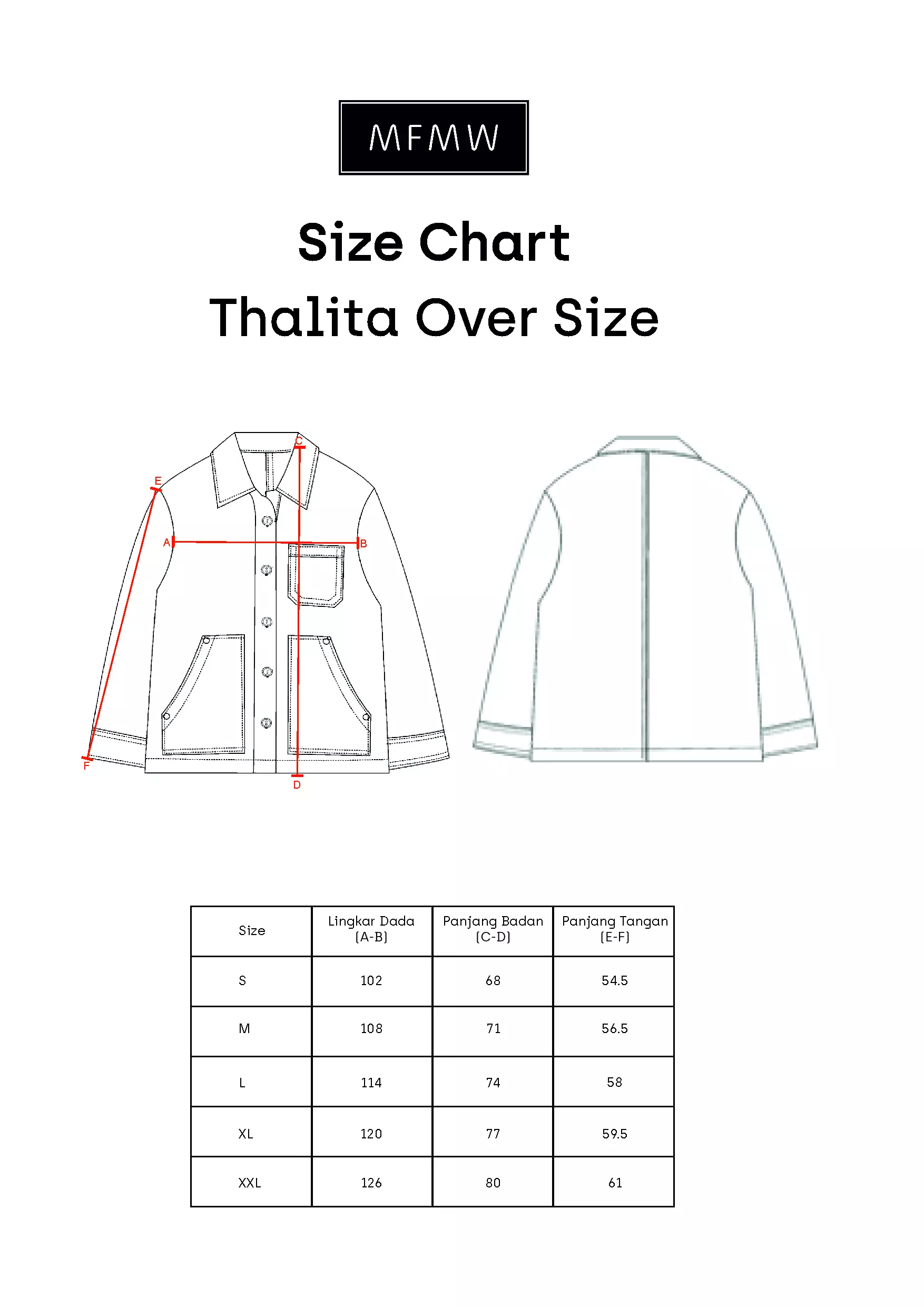 MFMW Thalita Outer Jaket Oversize Dark Grey