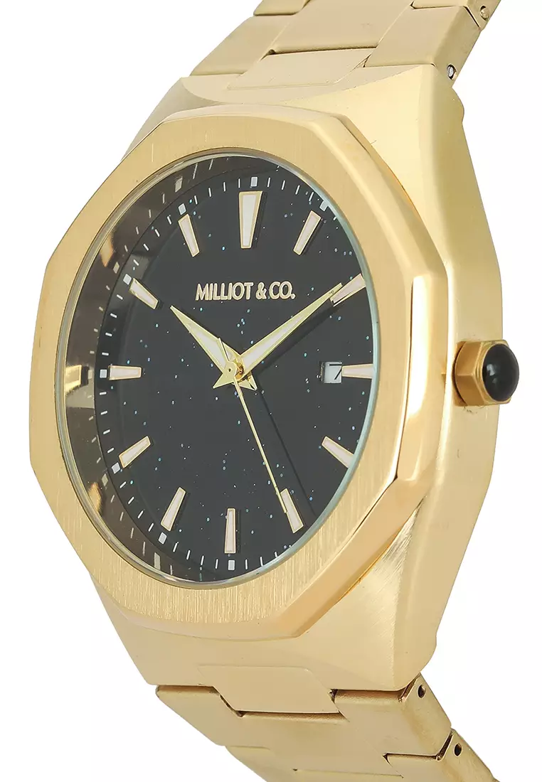 Gold metal watches discount