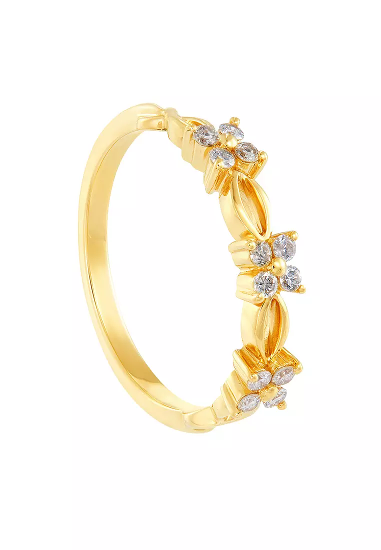 HABIB CHIC | Round Diamond Ring in 375/9K Yellow Gold 267561223(YG)