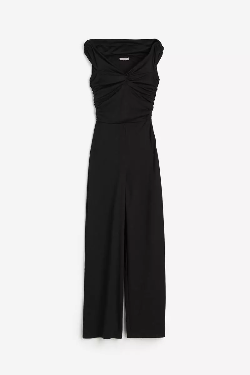 H&m off hotsell the shoulder jumpsuit