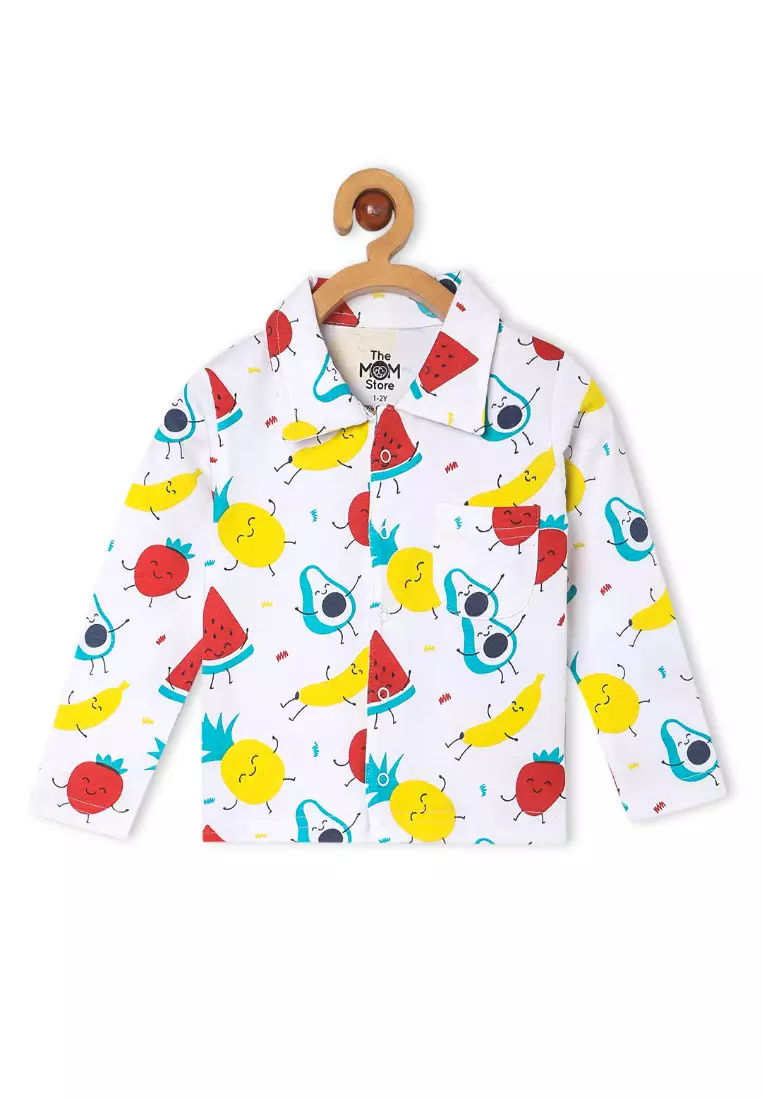 Baby And Kids Pajama Nightsuit Set - Fruity Cutie