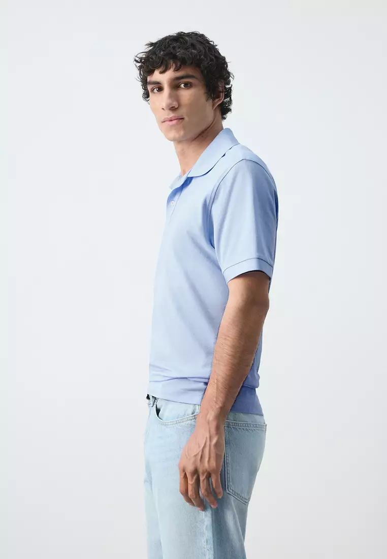 Regular-Fit Cotton Piqué Polo Shirt