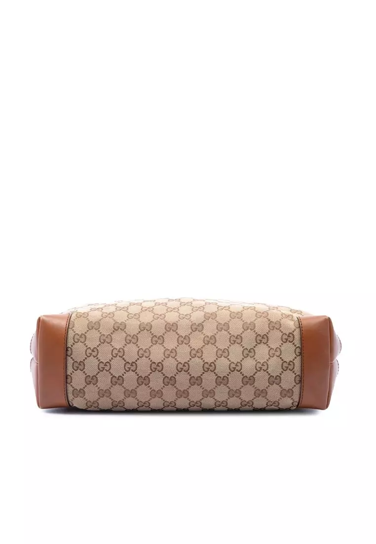 Pre-Loved Gucci Gg Canvas Web Crossbody