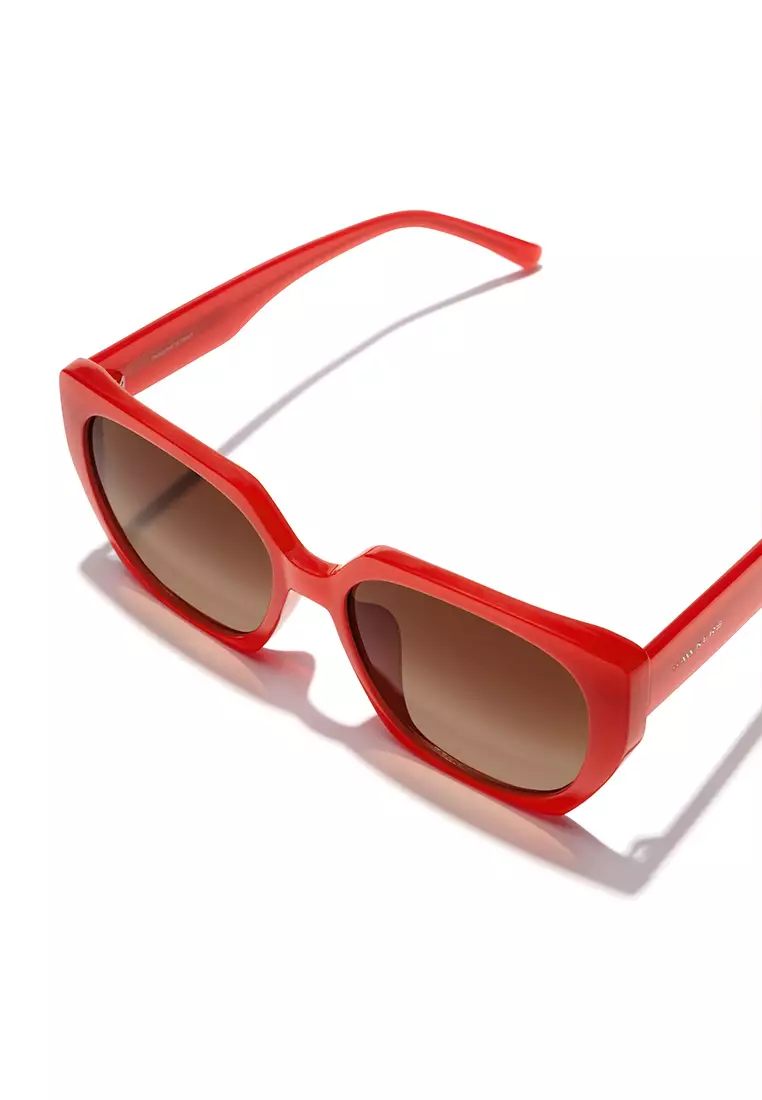 HAWKERS Coral Peanut Butter Eco Boujee Sunglasses For Women, Female. Official Product Designed In Spain