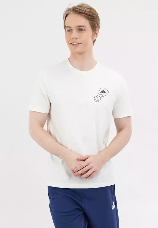 Lounge Verbiage Circle Graphic T-Shirt