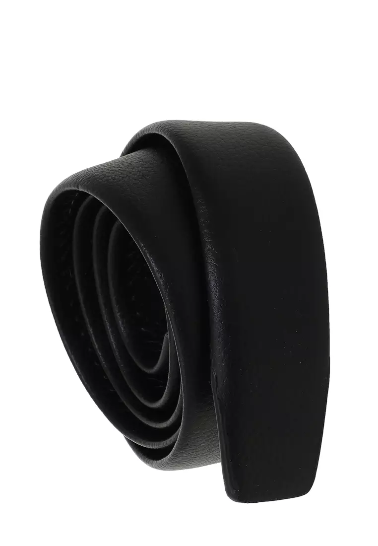 Hazel Strap Belts Pria Handmade Material Leather ORIGINAL - Black