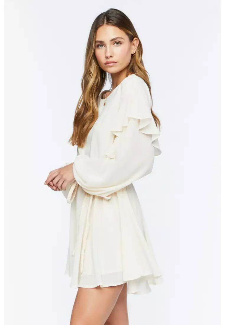 Flounce mini deals dress forever 21