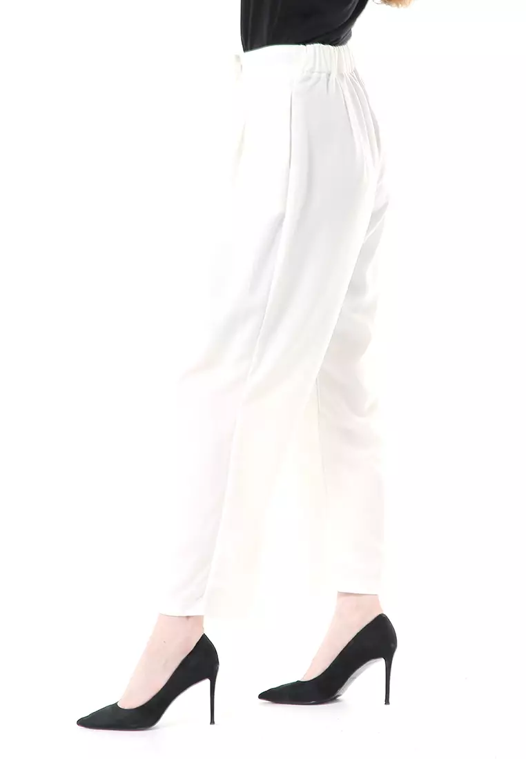 Dash Cullote Pants Bawahan Wanita High Quality - White
