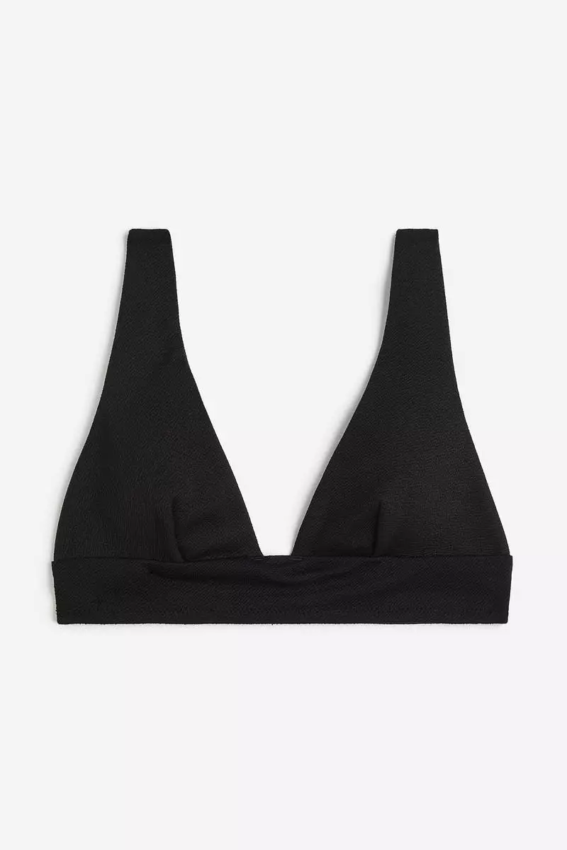 H&m black bikini top on sale