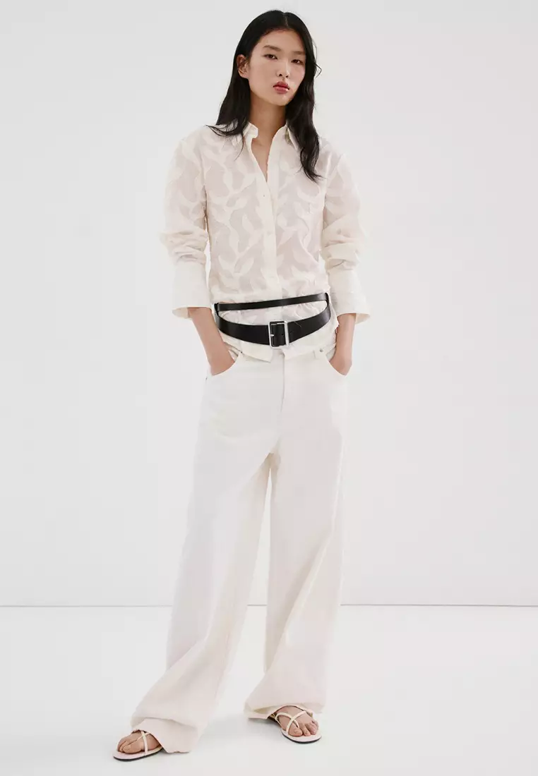 Floral Embroidery Blouse