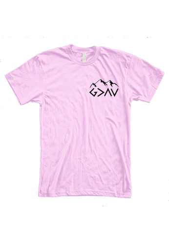 MRL Prints lilac purple Pocket God Greater Than High And Low T-Shirt 96E28AA3969768GS_1