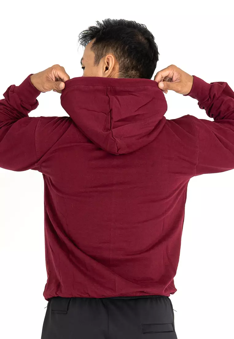 Hoodie Pullover Athlete series Burgundy