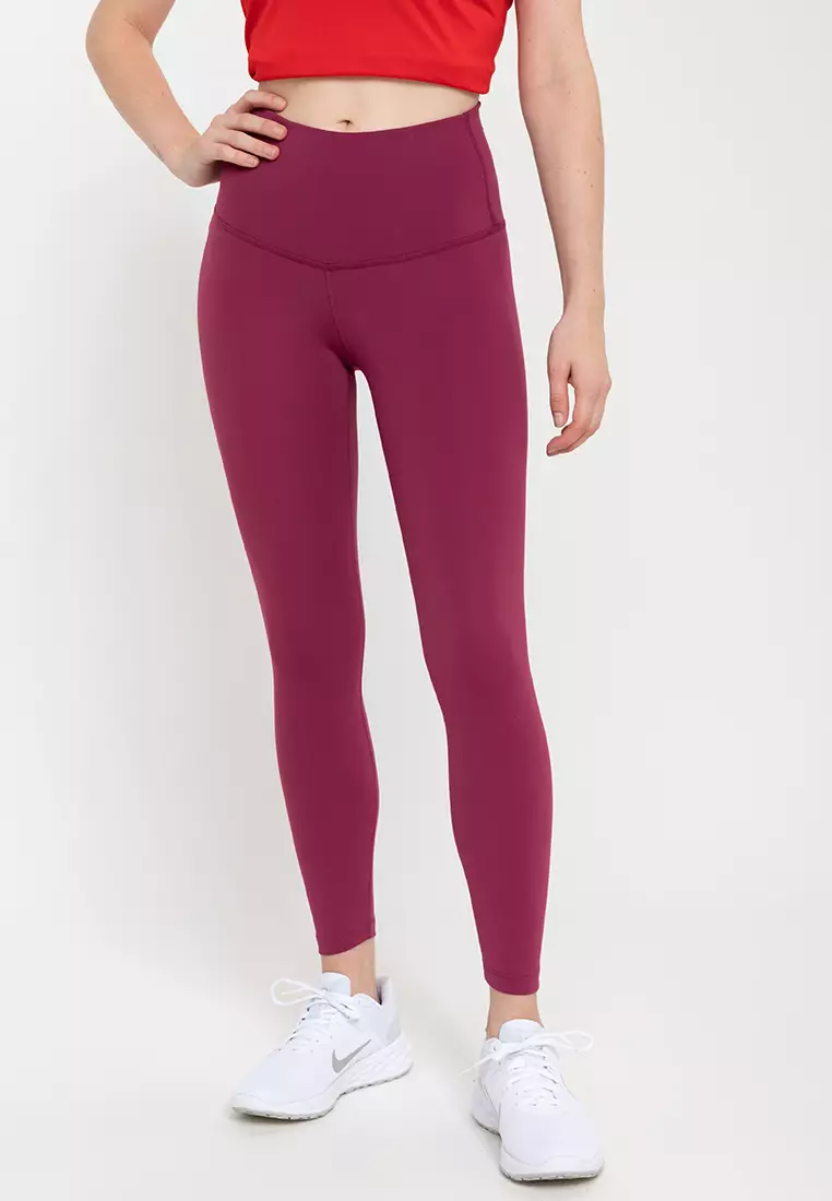 Nike Womens Yoga High Rise 7/8 Leggings - Pink