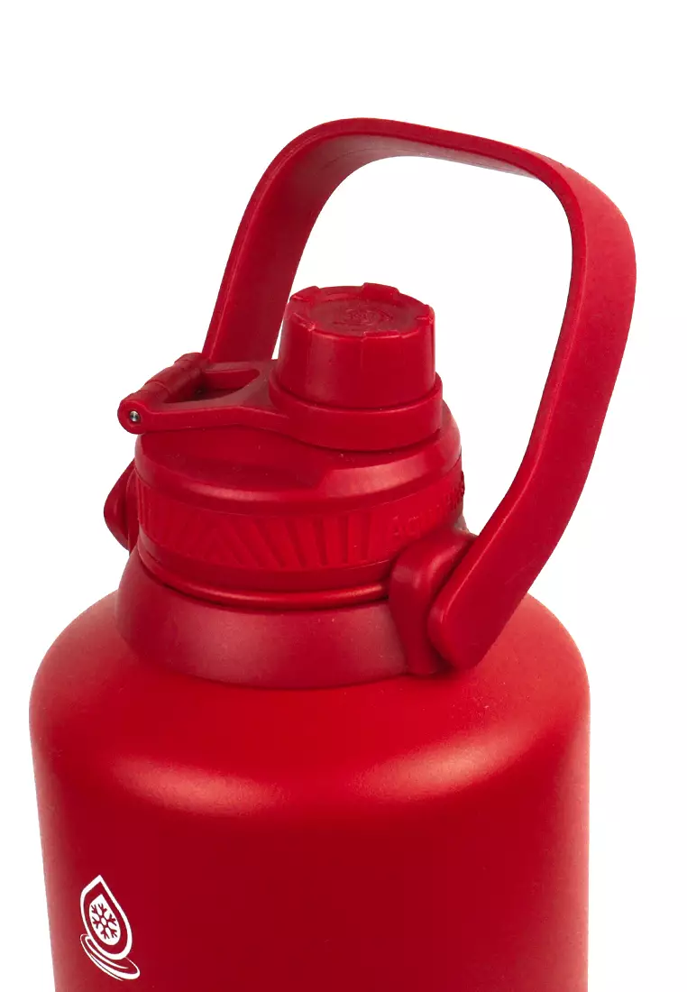 64oz Wide Mouth Water Bottle Cherry Red V2