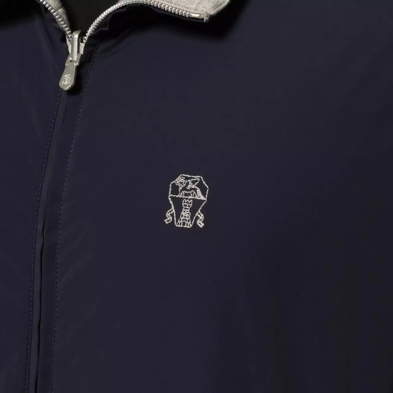 [4.4PRIL KEJUTAN HARGA] Bonded Nylon Reversible Jacket Navy Grey