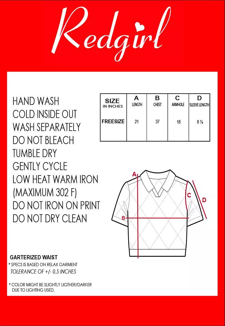 Rg Knitted Short Sleeves Top