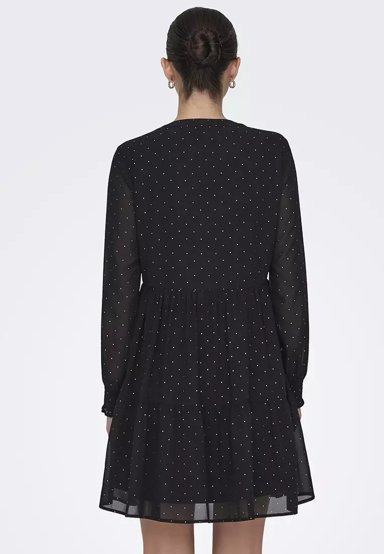 Glam Long Sleeves Dress